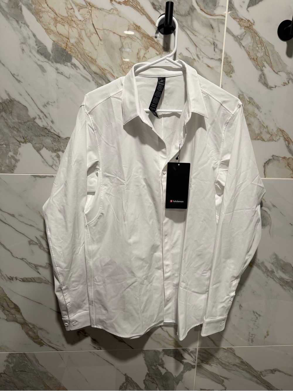 lululemon athletica Men's White Dress Shirt